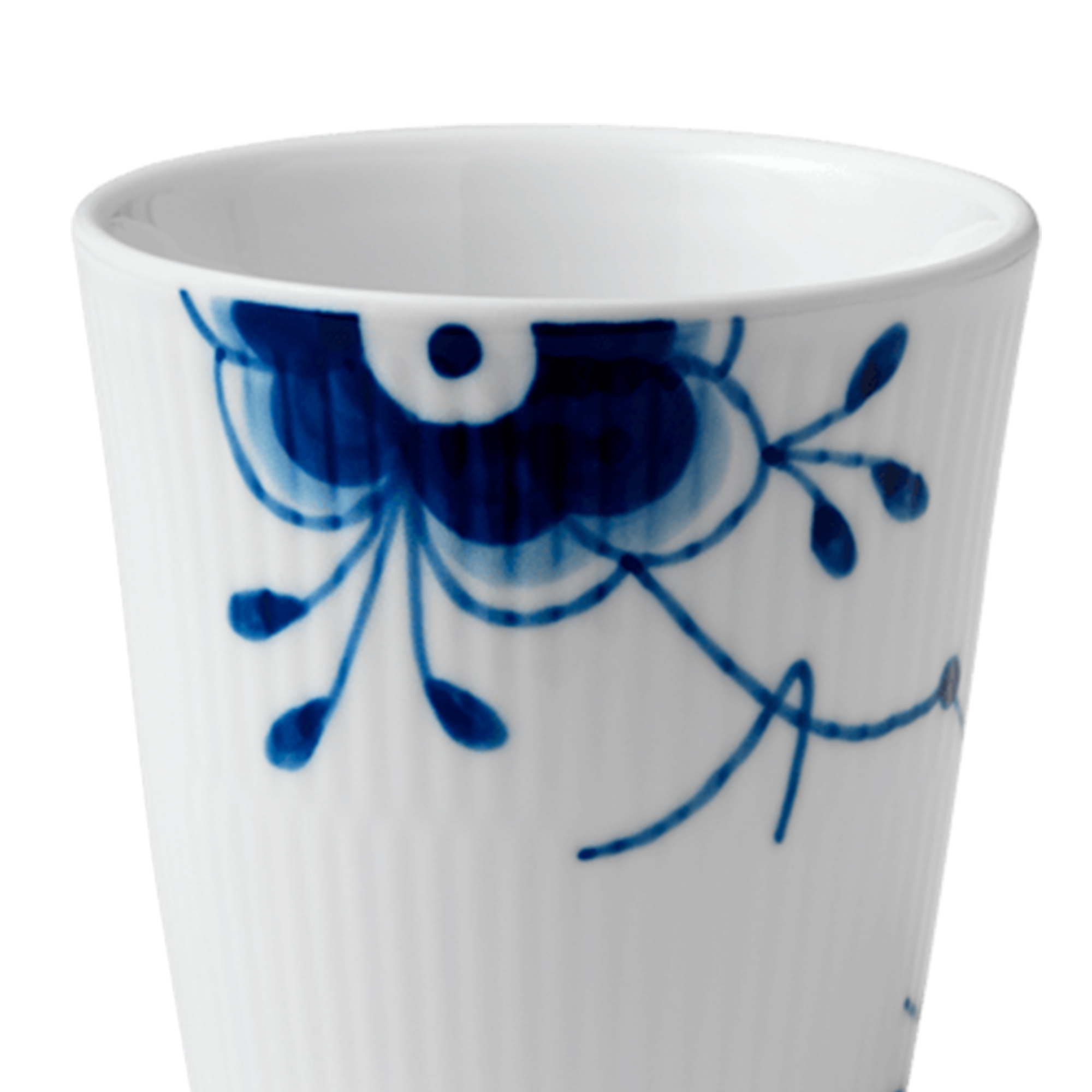 Zoom billed af Blå Mega Riflet Termokop 29 cl